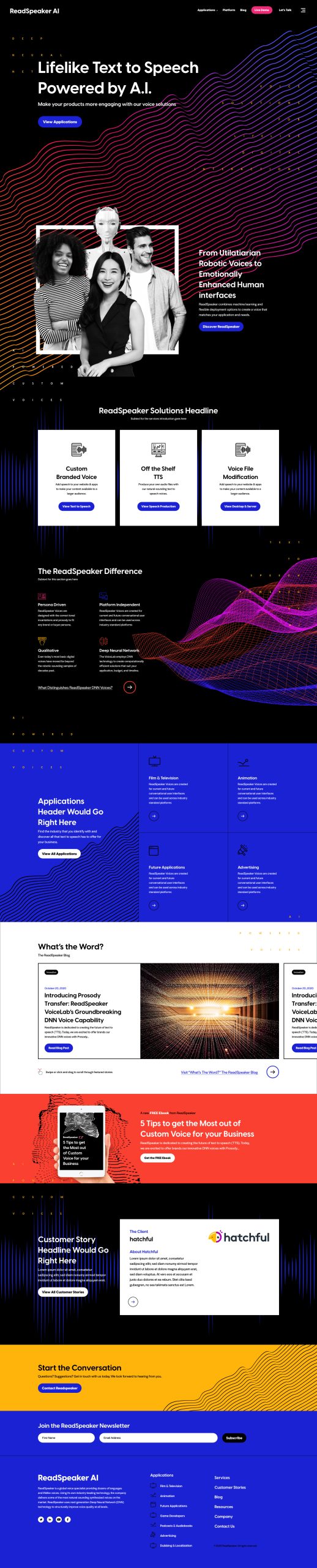 b2b tech website redesign example