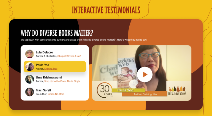 web development testimonials widget