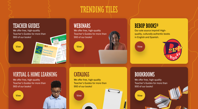 web development tiles design widget