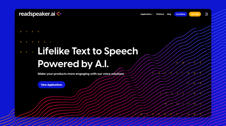 goingclear b2b tech website design image