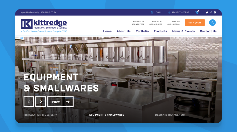 b2b ecommerce website example