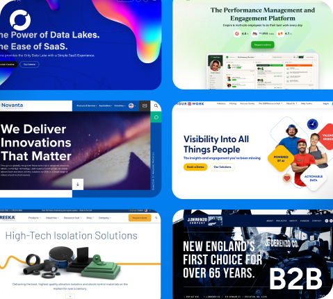 B2B web design development agency