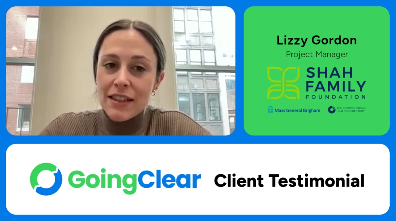 GoingClear Web Development Testimonial